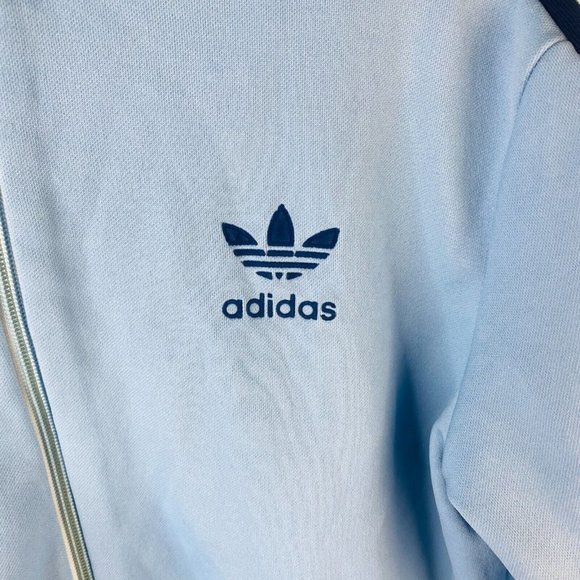 Adidas Vintage 70's Blue Track Jacket Size Medium - Picture 3 of 10